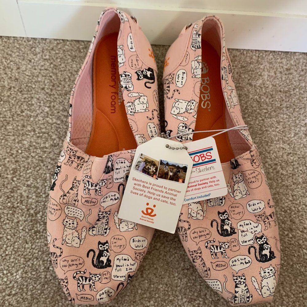 Best Friends Animal Society Bob's-Sketchers Cat Shoes